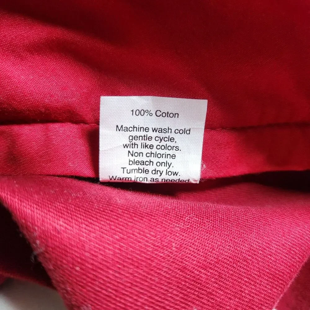 J. Crew Chino Pants Men 32X30 Red The Sutton Straight Leg